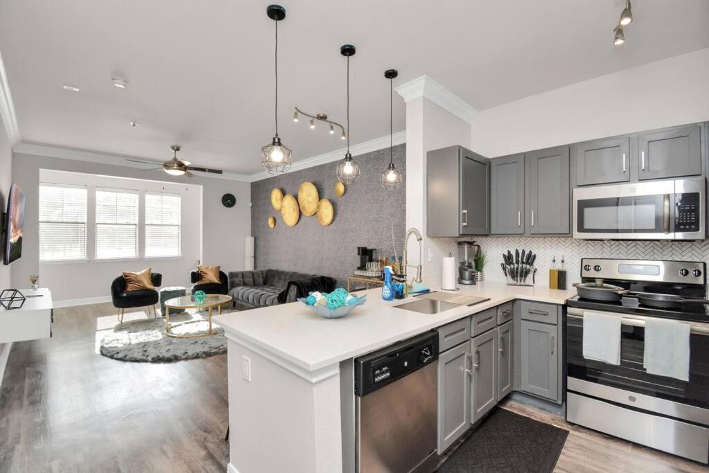 Luxury 1br ,nrg ,downtown ,med Center,galleria Apartamento *
